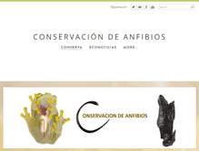 Tablet Screenshot of conservaciondeanfibios.org